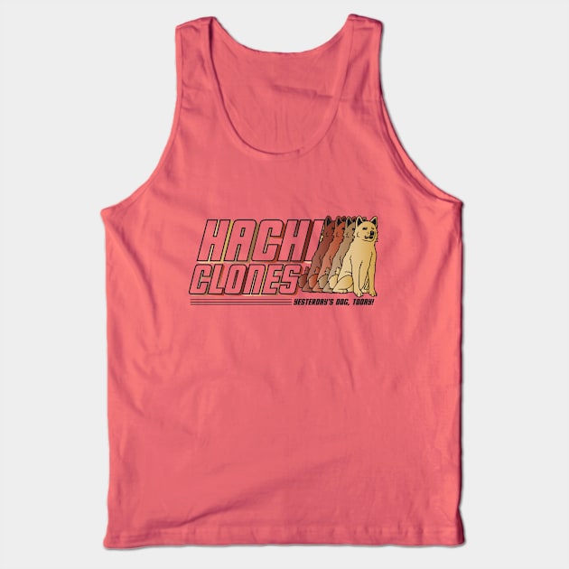 HachiClones - World's Most Loyal Dogs!  Clean Brown Design Tank Top by PsychicCat